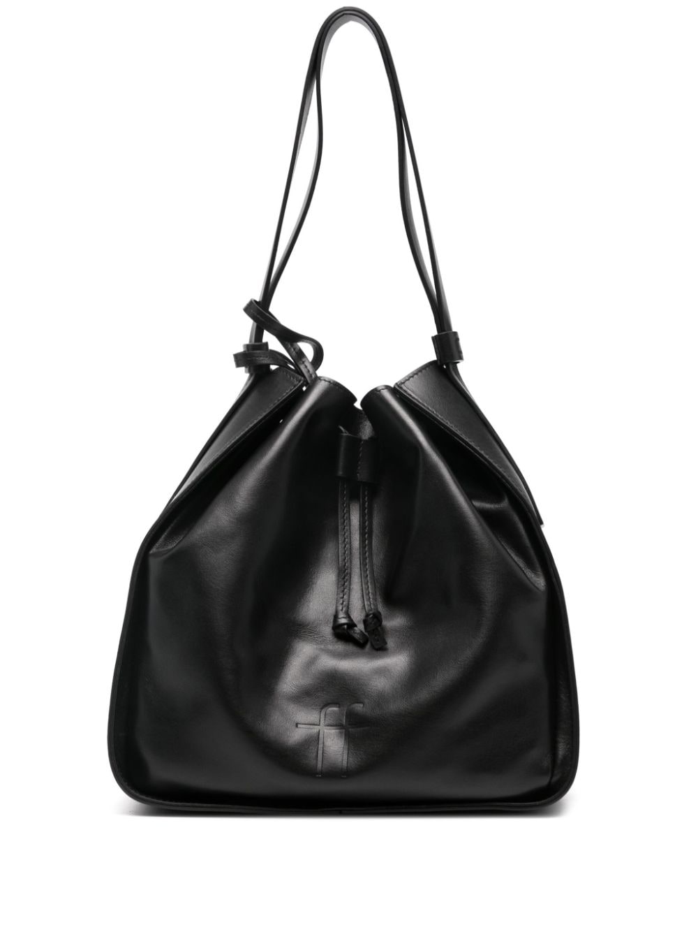 Forte Forte leather bucket bag - Black von Forte Forte