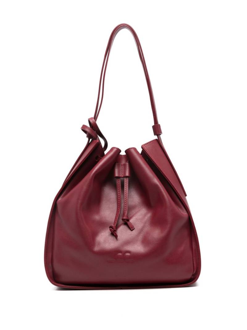 Forte Forte leather bucket bag - Red von Forte Forte