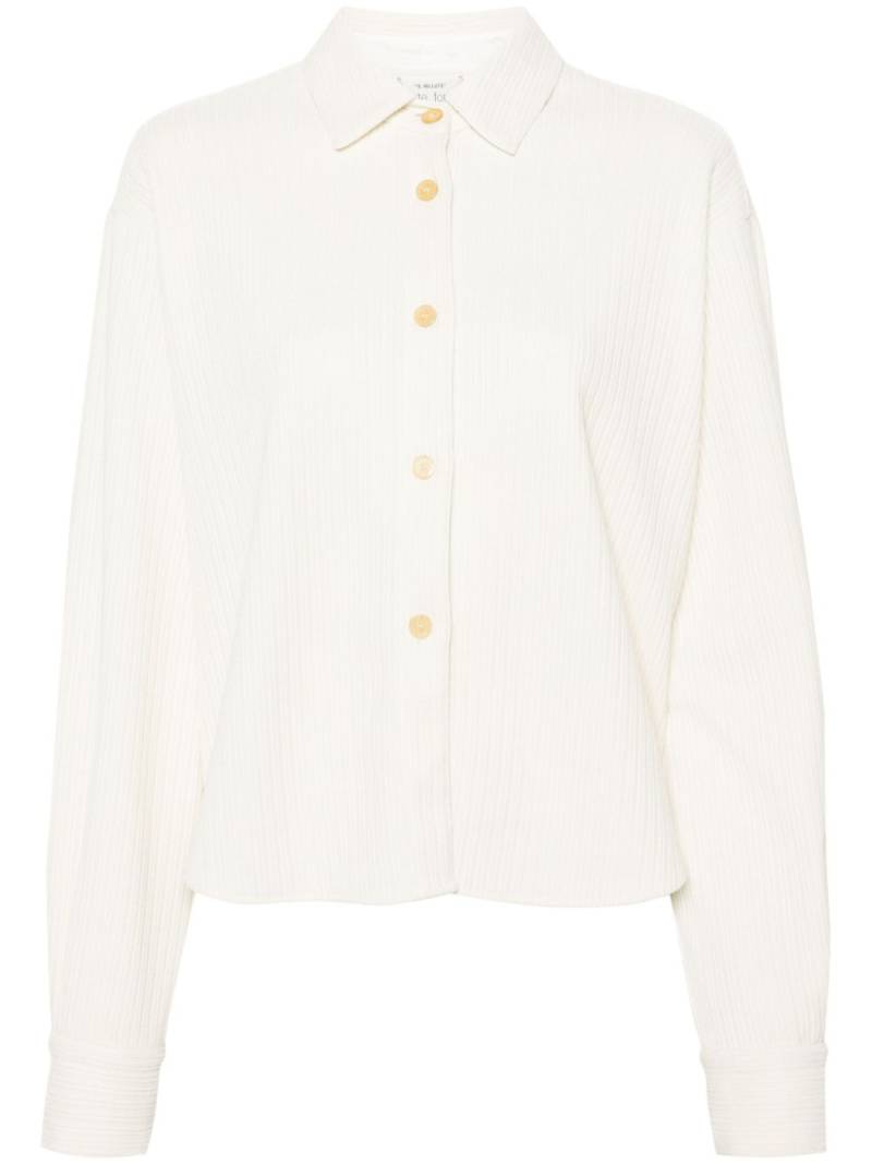 Forte Forte long-sleeve corduroy shirt - Neutrals von Forte Forte