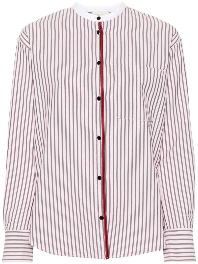 Forte Forte long-sleeve striped shirt - Pink von Forte Forte