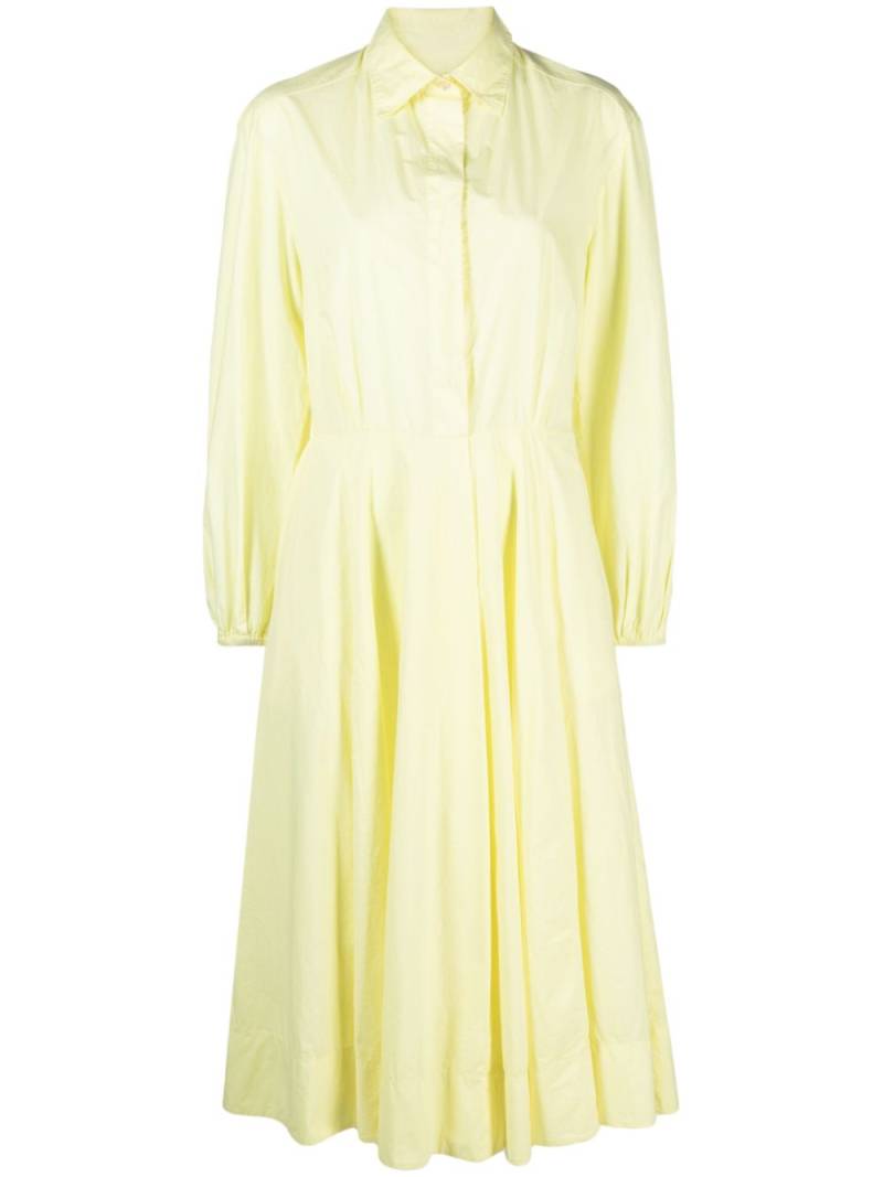 Forte Forte long-sleeved flared dress - Yellow von Forte Forte