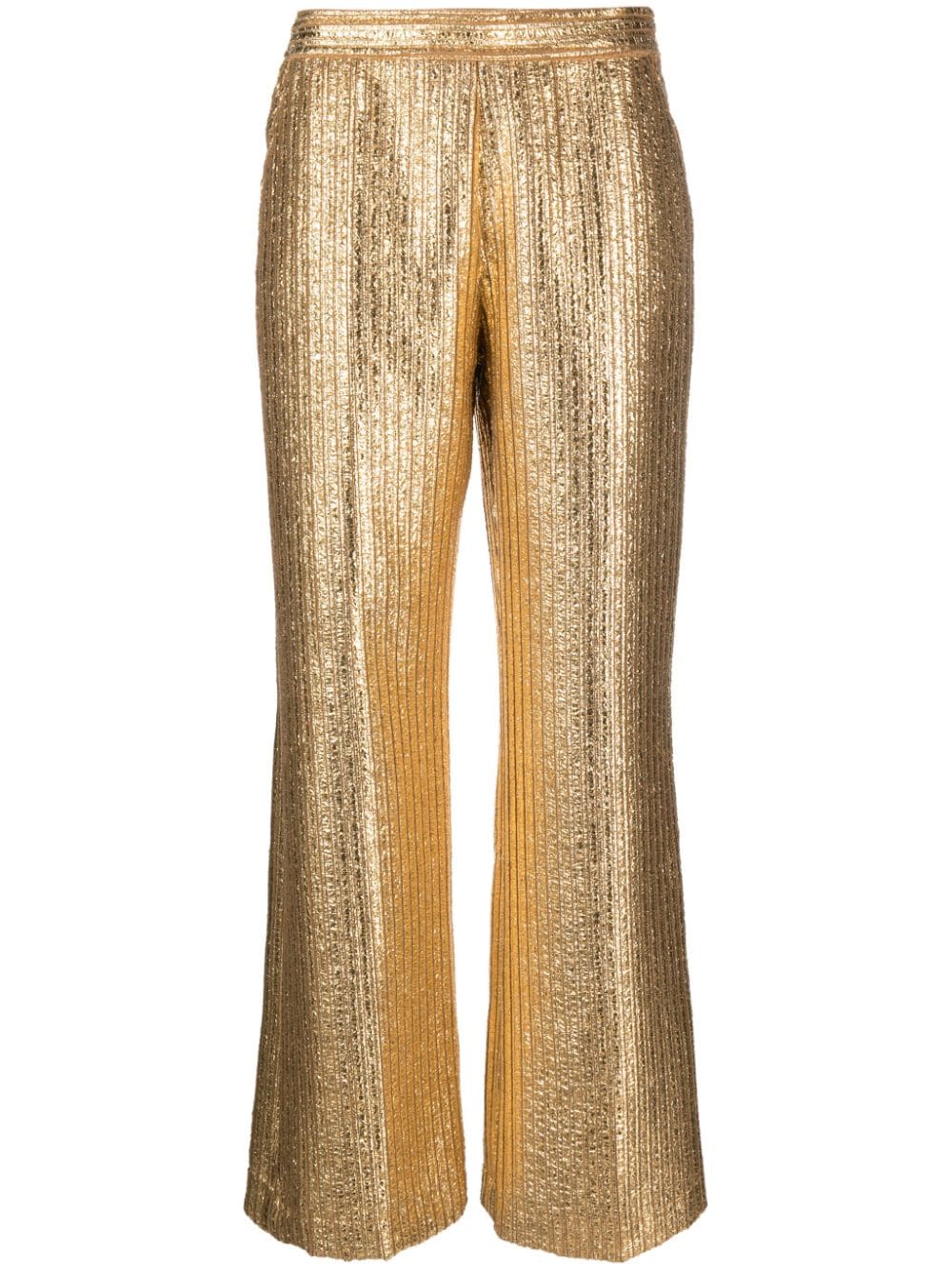 Forte Forte metallic straight-leg trousers - Gold von Forte Forte