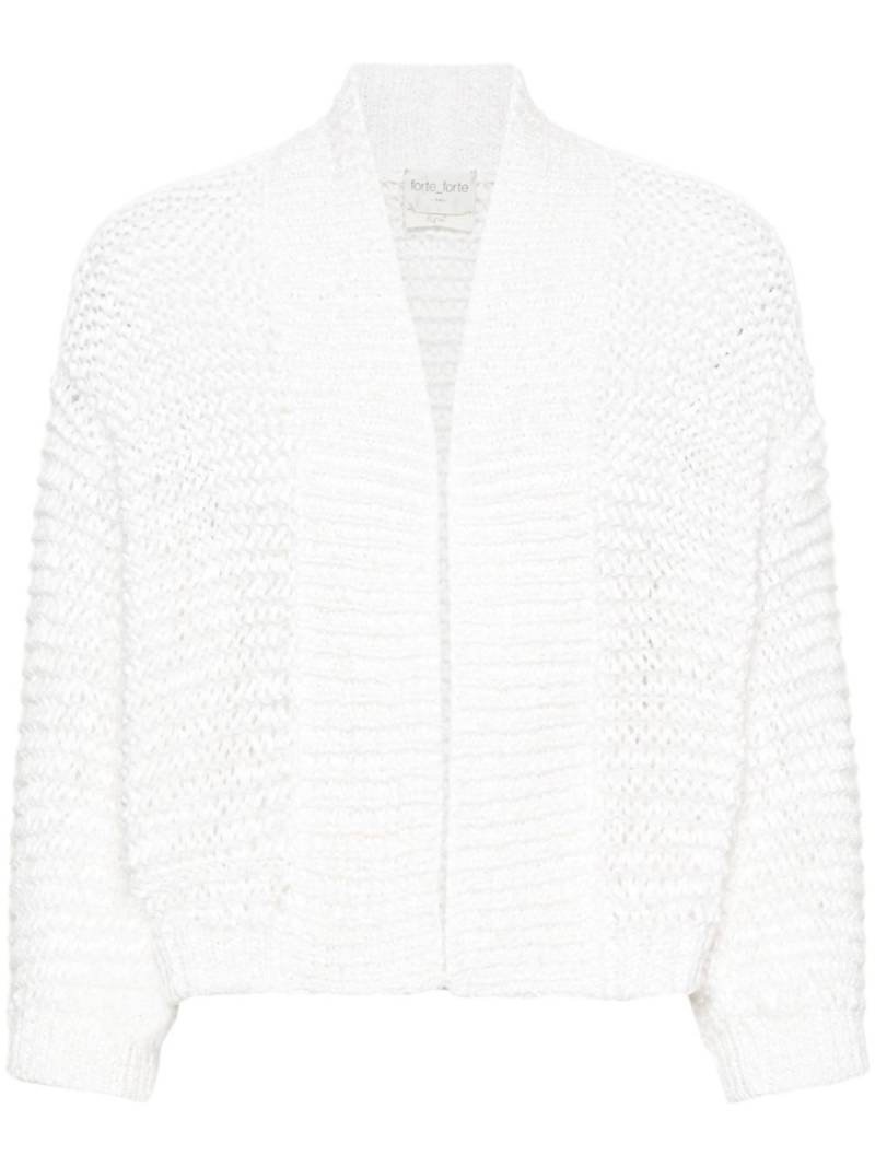 Forte Forte open-knit cardigan - White von Forte Forte