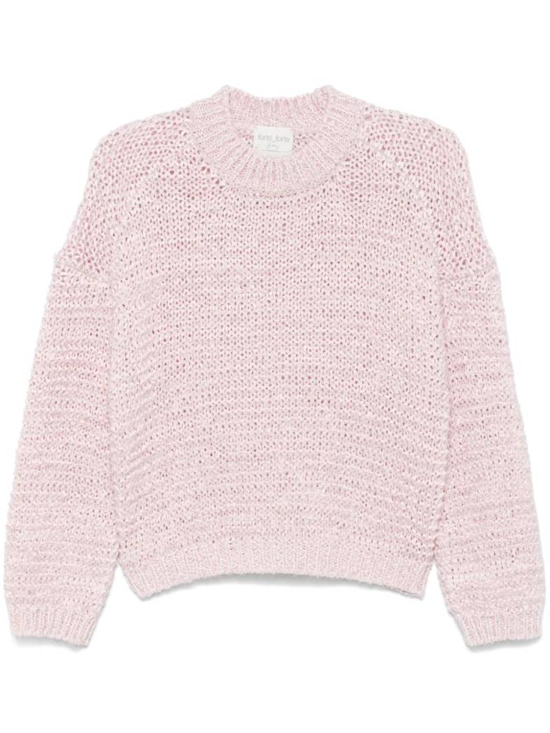 Forte Forte open-knit sweater - Pink von Forte Forte