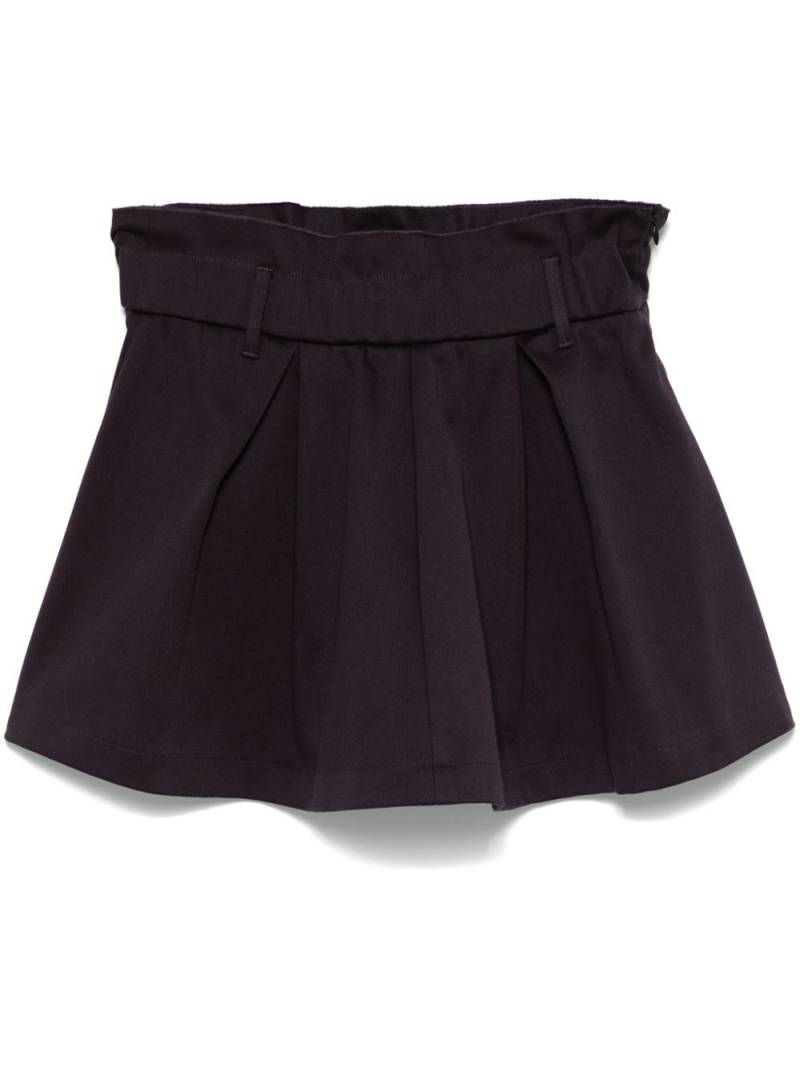 Forte Forte paperbag-waist mini skirt - Blue von Forte Forte