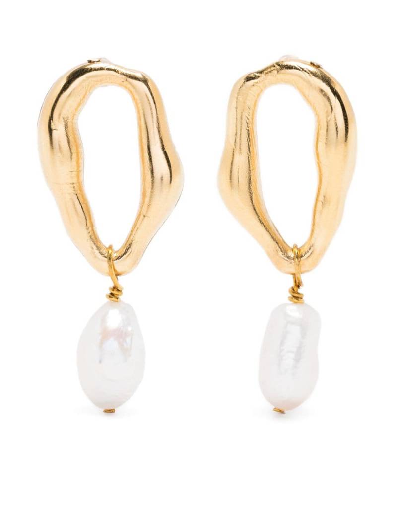 Forte Forte pearl drop earrings - Gold von Forte Forte