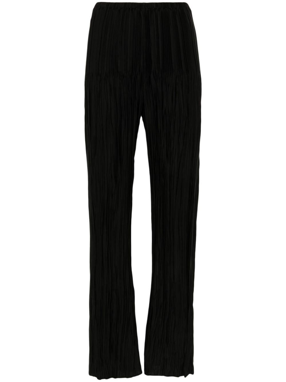 Forte Forte plissé straight trousers - Black von Forte Forte