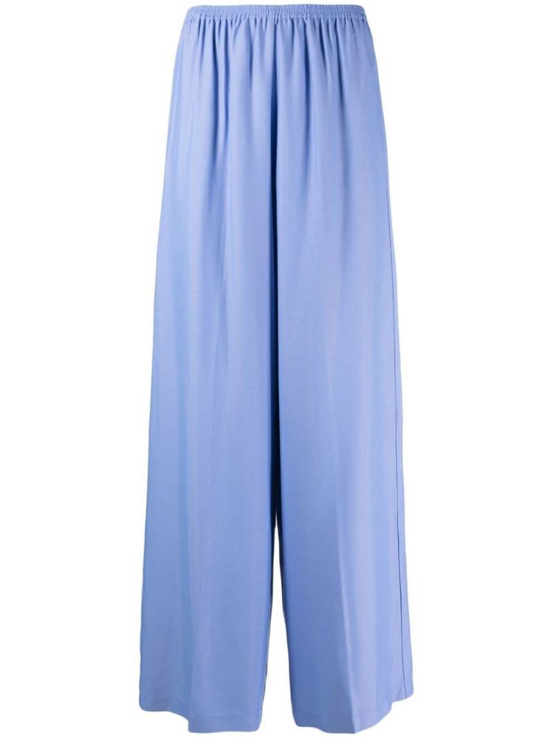 Forte Forte pressed-crease palazzo pants - Blue von Forte Forte