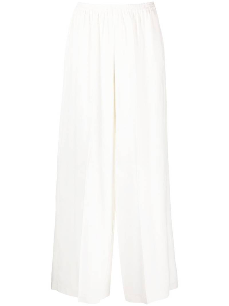 Forte Forte pressed-crease palazzo pants - White von Forte Forte