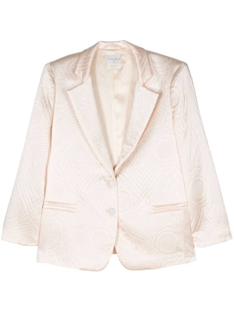 Forte Forte quilted single-breasted blazer - Neutrals von Forte Forte