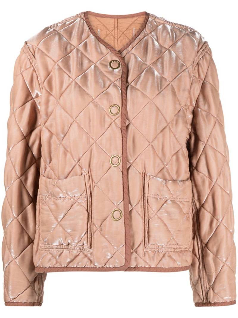 Forte Forte reversible quilted satin jacket - Neutrals von Forte Forte