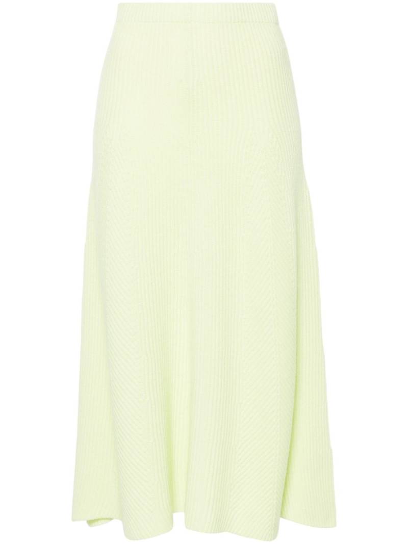 Forte Forte ribbed-knit midi skirt - Green von Forte Forte