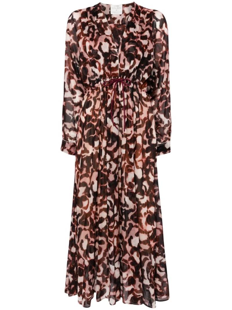 Forte Forte rose-alchemy-printed maxi dress - Purple von Forte Forte