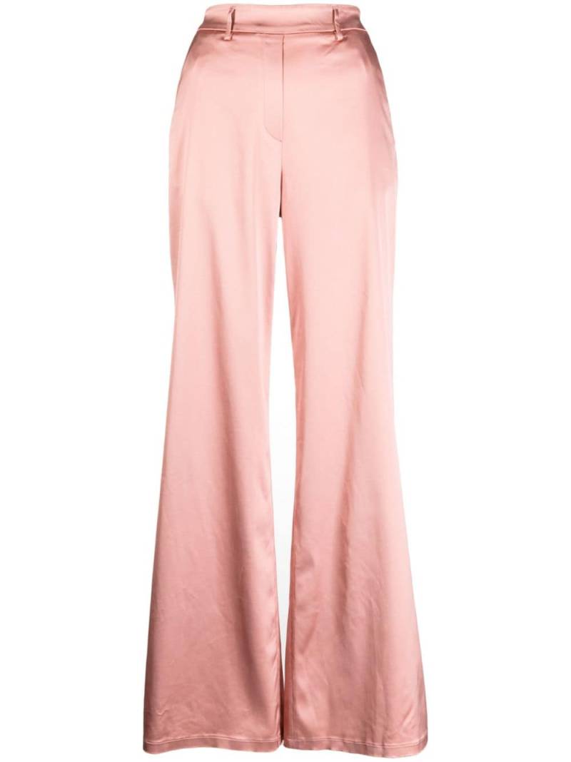 Forte Forte satin-finish wide-leg trousers - Pink von Forte Forte