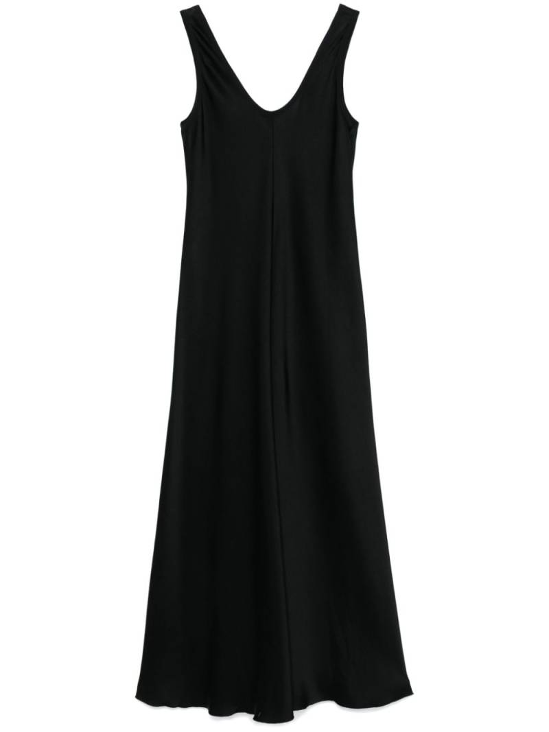 Forte Forte satin flared dress - Black von Forte Forte