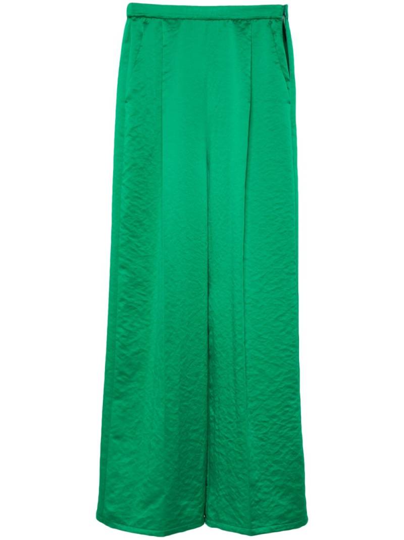 Forte Forte satin palazzo pants - Green von Forte Forte