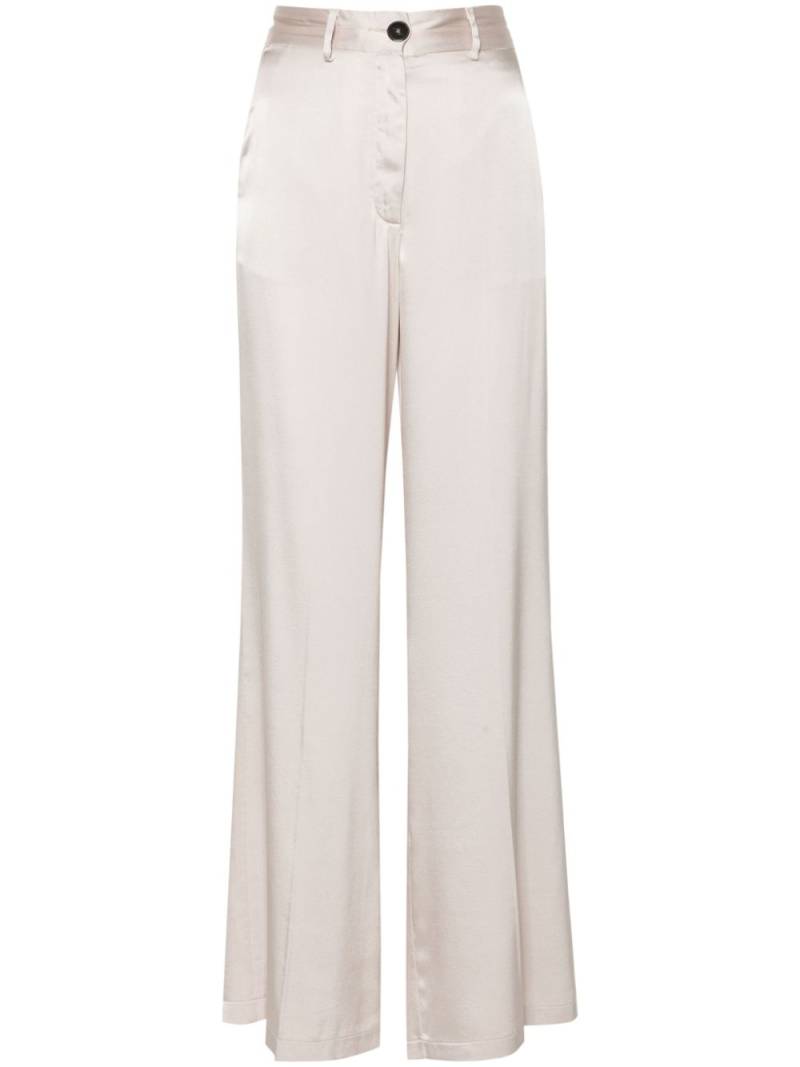 Forte Forte satin palazzo pants - Neutrals von Forte Forte