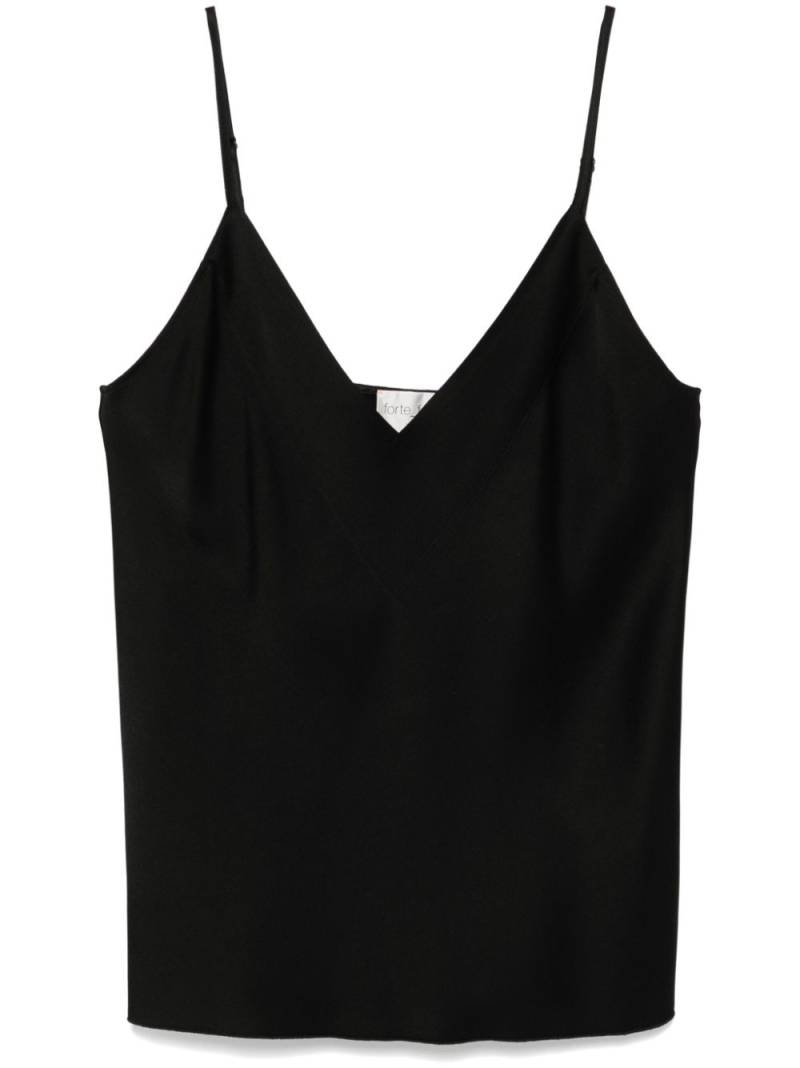 Forte Forte satin tank top - Black von Forte Forte