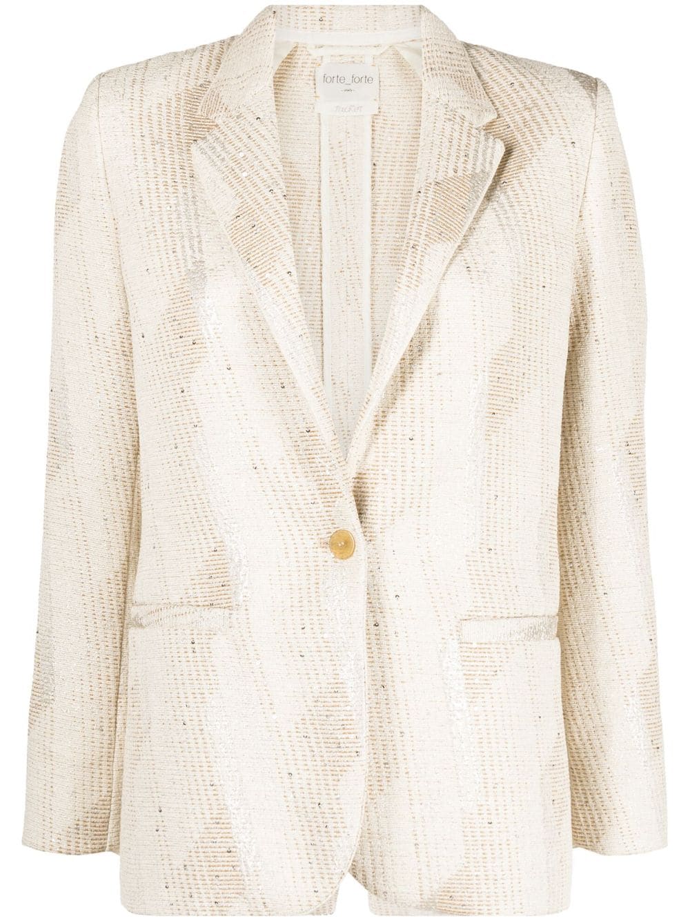 Forte Forte sequin-embellished blazer - Neutrals von Forte Forte