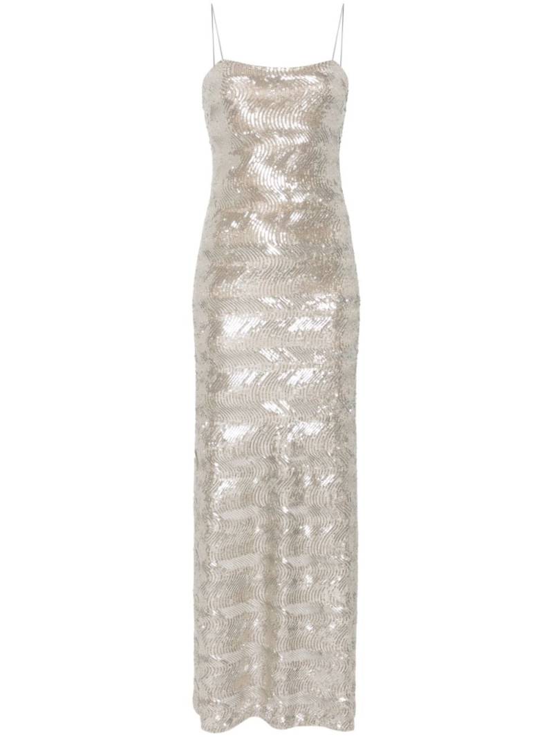 Forte Forte sequinned maxi dress - Grey von Forte Forte