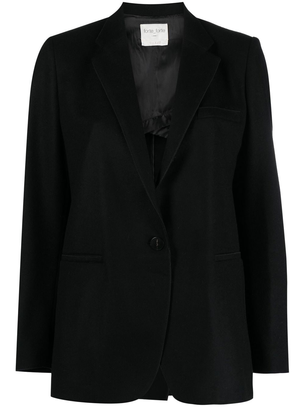 Forte Forte single-breasted blazer - Black von Forte Forte