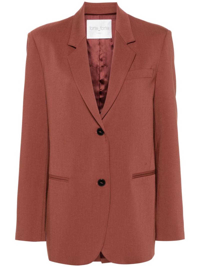 Forte Forte single-breasted blazer - Red von Forte Forte