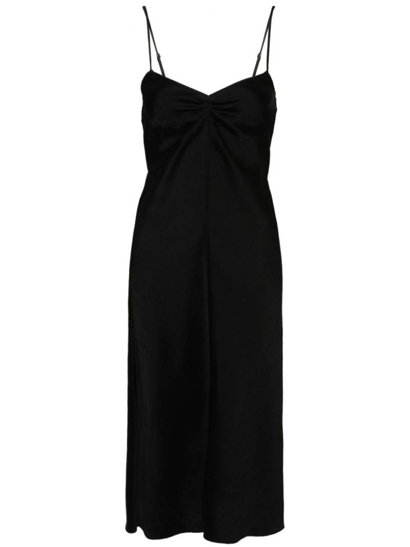 Forte Forte sleeveless satin dress - Black von Forte Forte