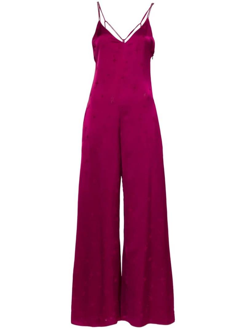 Forte Forte star-jacquard satin jumpsuit - Pink von Forte Forte