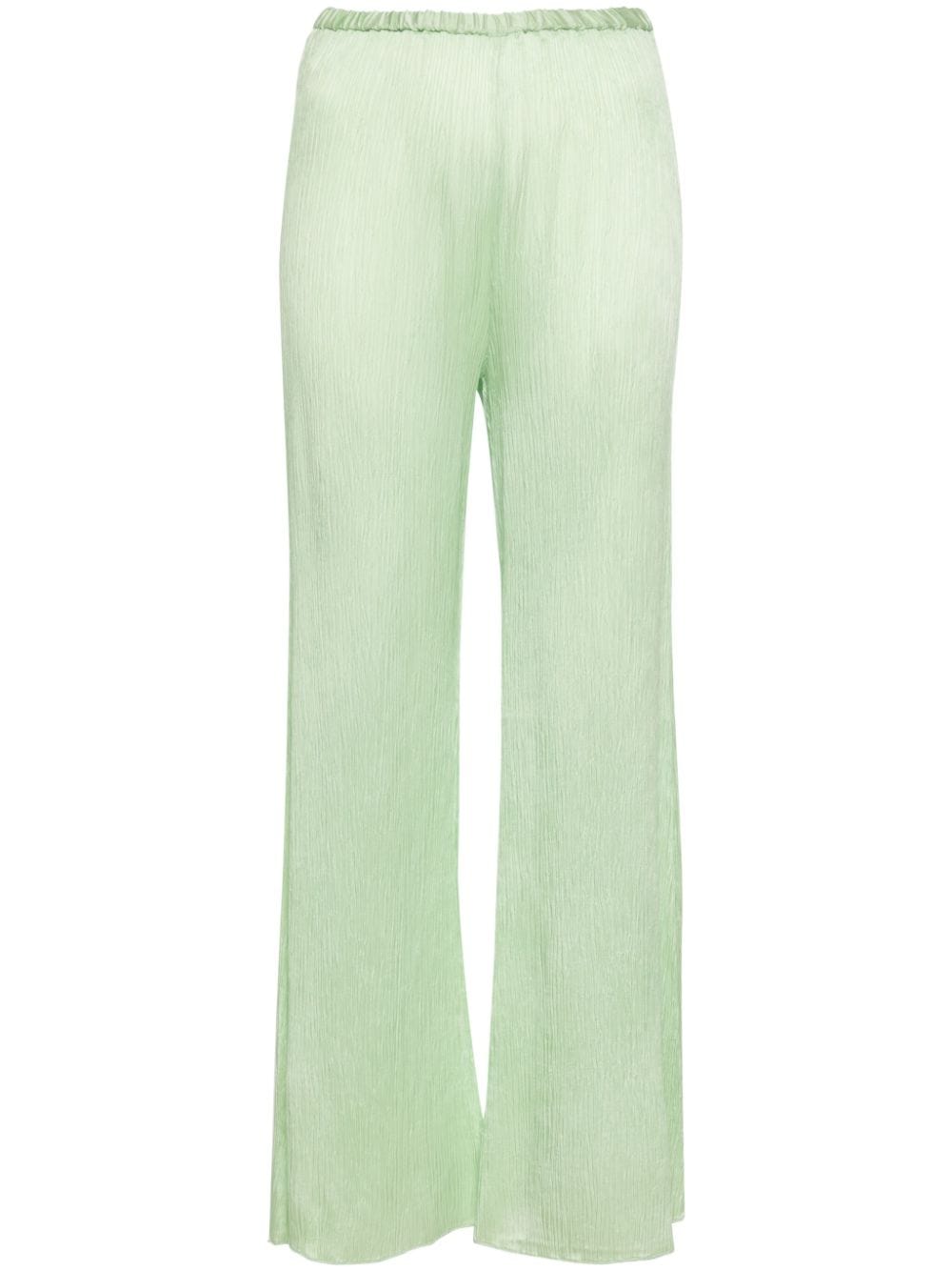 Forte Forte straight-leg pleated trousers - Green von Forte Forte
