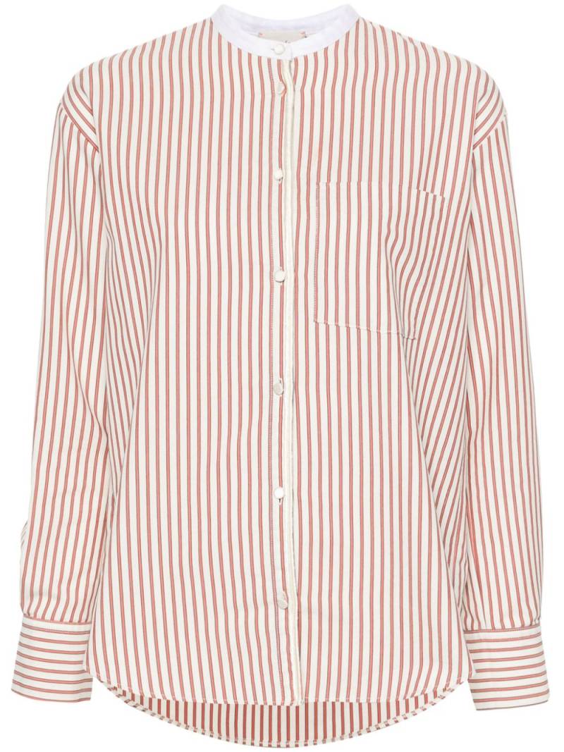 Forte Forte striped button-up shirt - White von Forte Forte