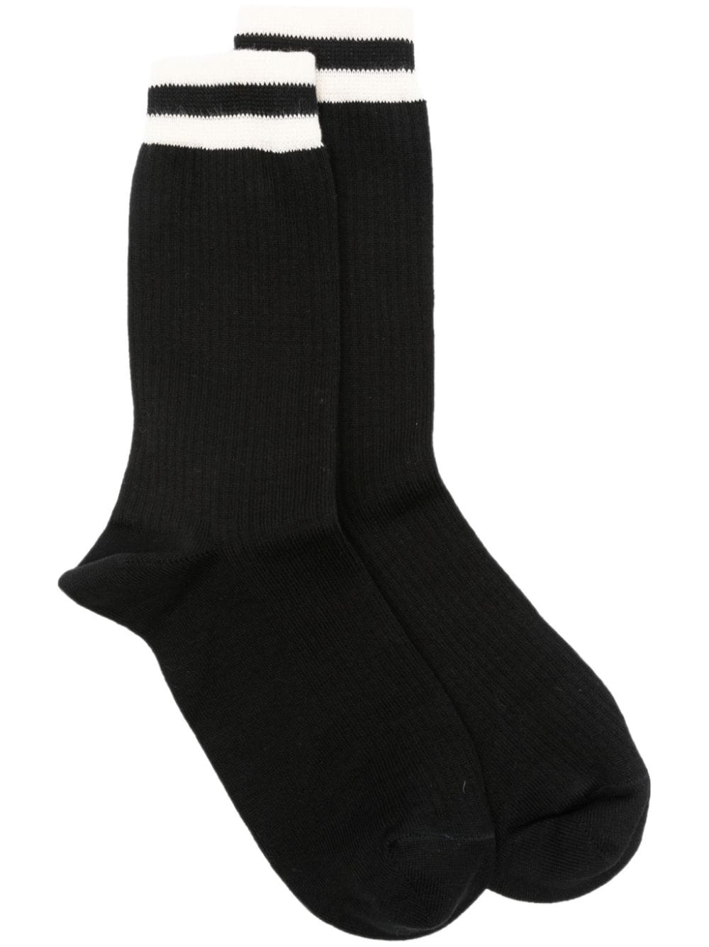 Forte Forte striped cotton socks - Black von Forte Forte