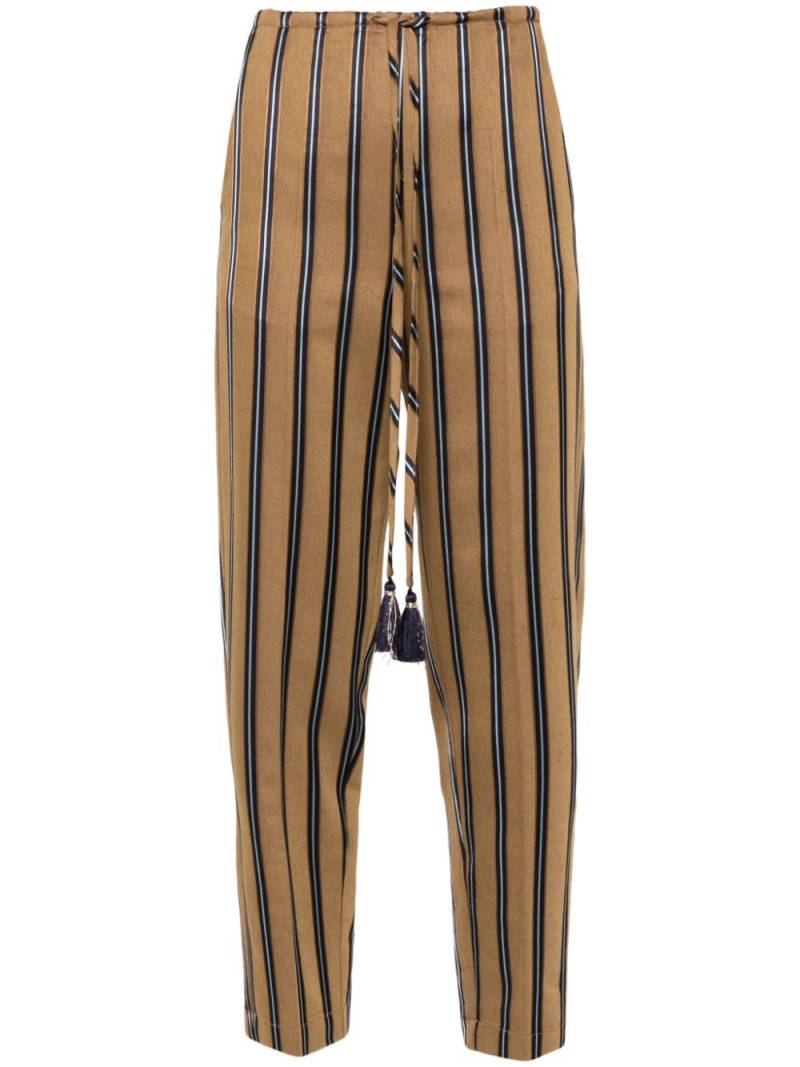 Forte Forte striped tapered trousers - Neutrals von Forte Forte