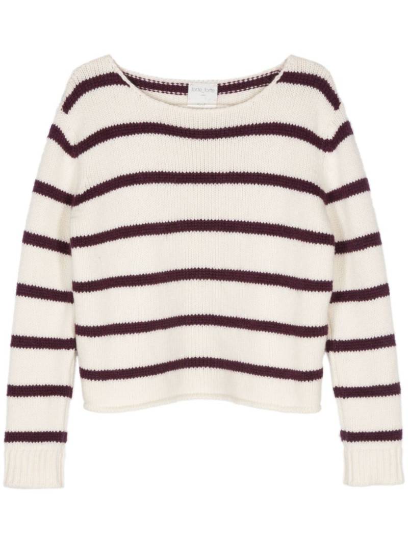 Forte Forte striped virgin-wool jumper - Neutrals von Forte Forte