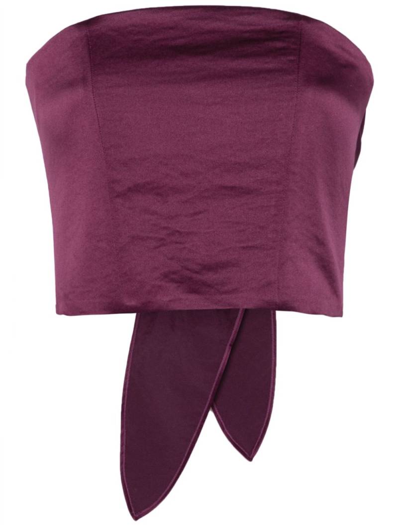 Forte Forte tie-fastening top - Purple von Forte Forte