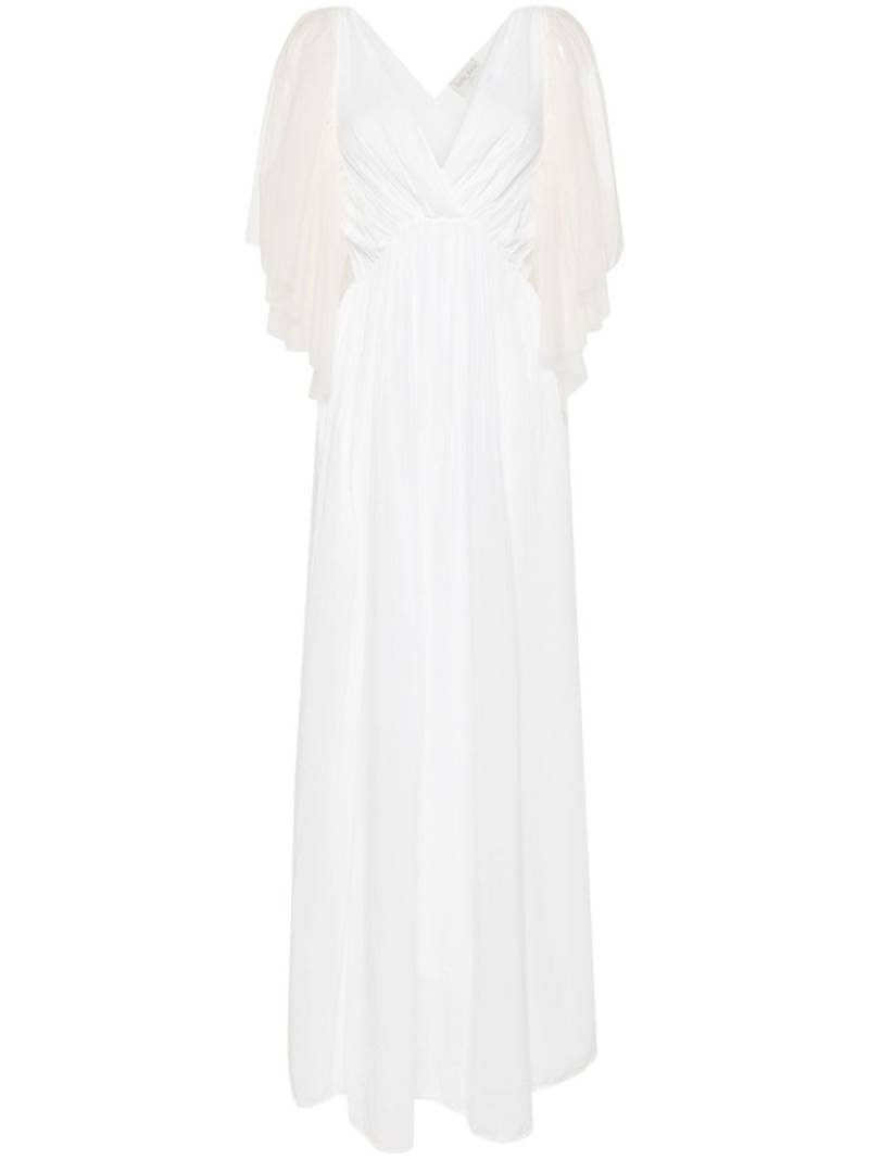 Forte Forte tulle-panelled cotton-silk dress - White von Forte Forte