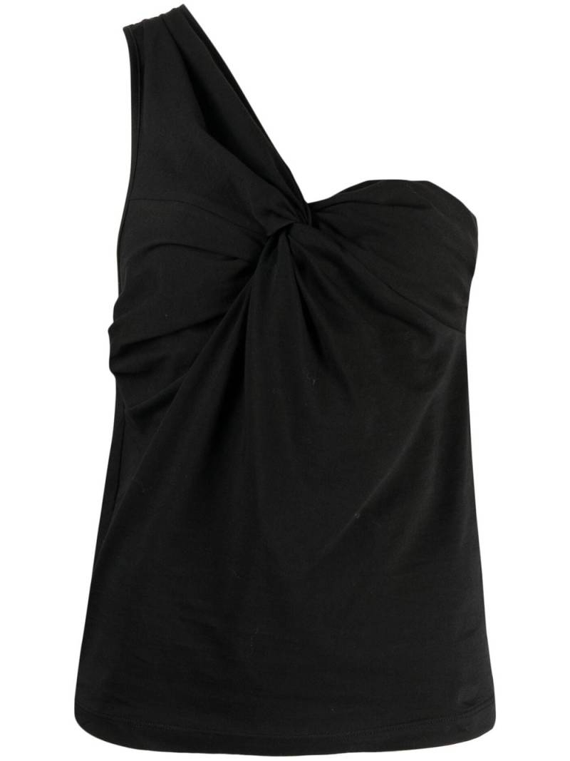 Forte Forte twisted one-shoulder vest top - Black von Forte Forte