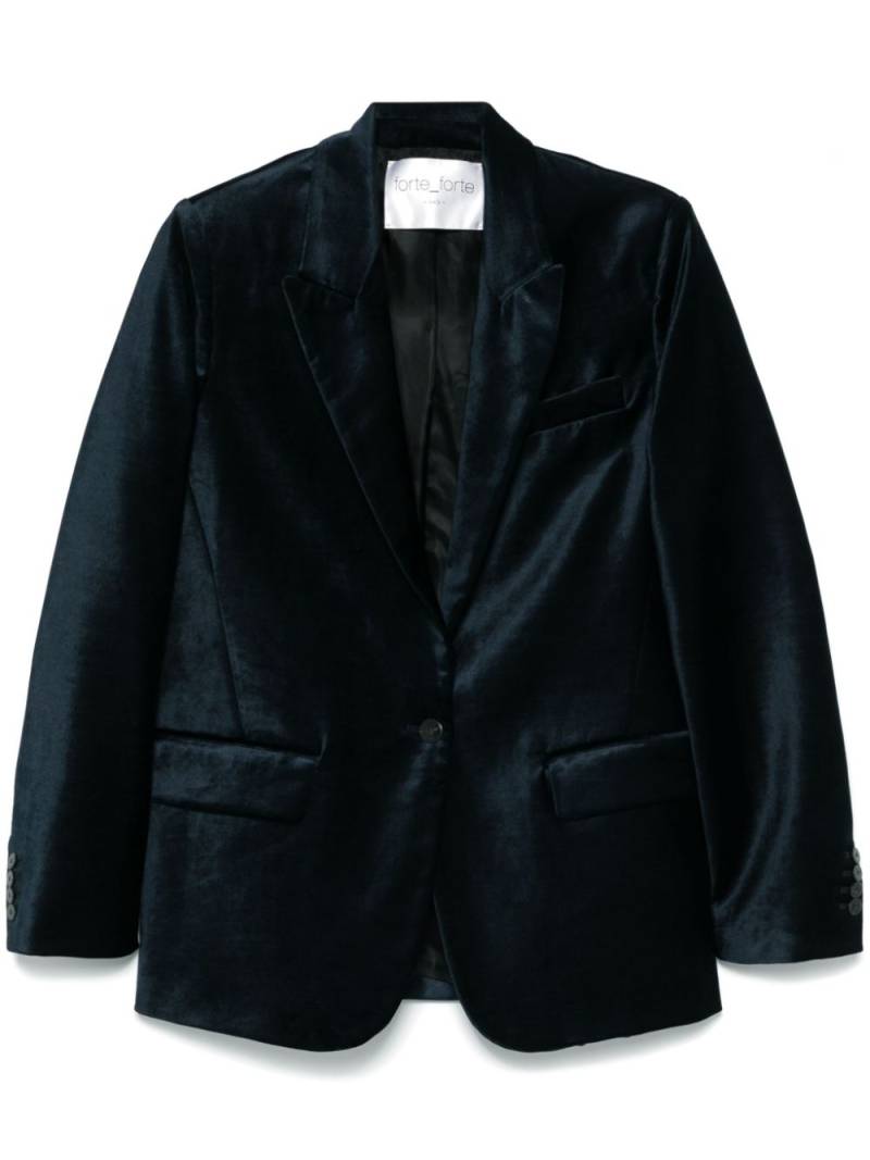 Forte Forte velvet blazer - Blue von Forte Forte