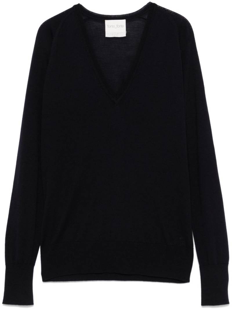 Forte Forte virgin wool sweater - Blue von Forte Forte