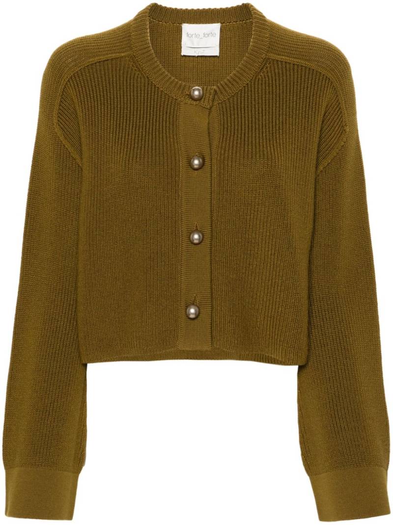 Forte Forte virign-wool cardigan - Green von Forte Forte