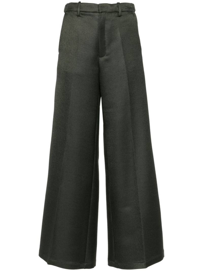 Forte Forte wide-leg tailored trousers - Green von Forte Forte