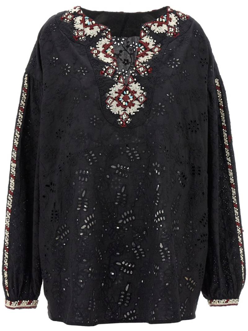 Fortela Allegra blouse - Black von Fortela