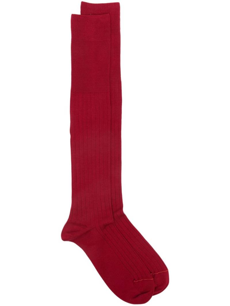 Fortela logo-print socks - Red von Fortela