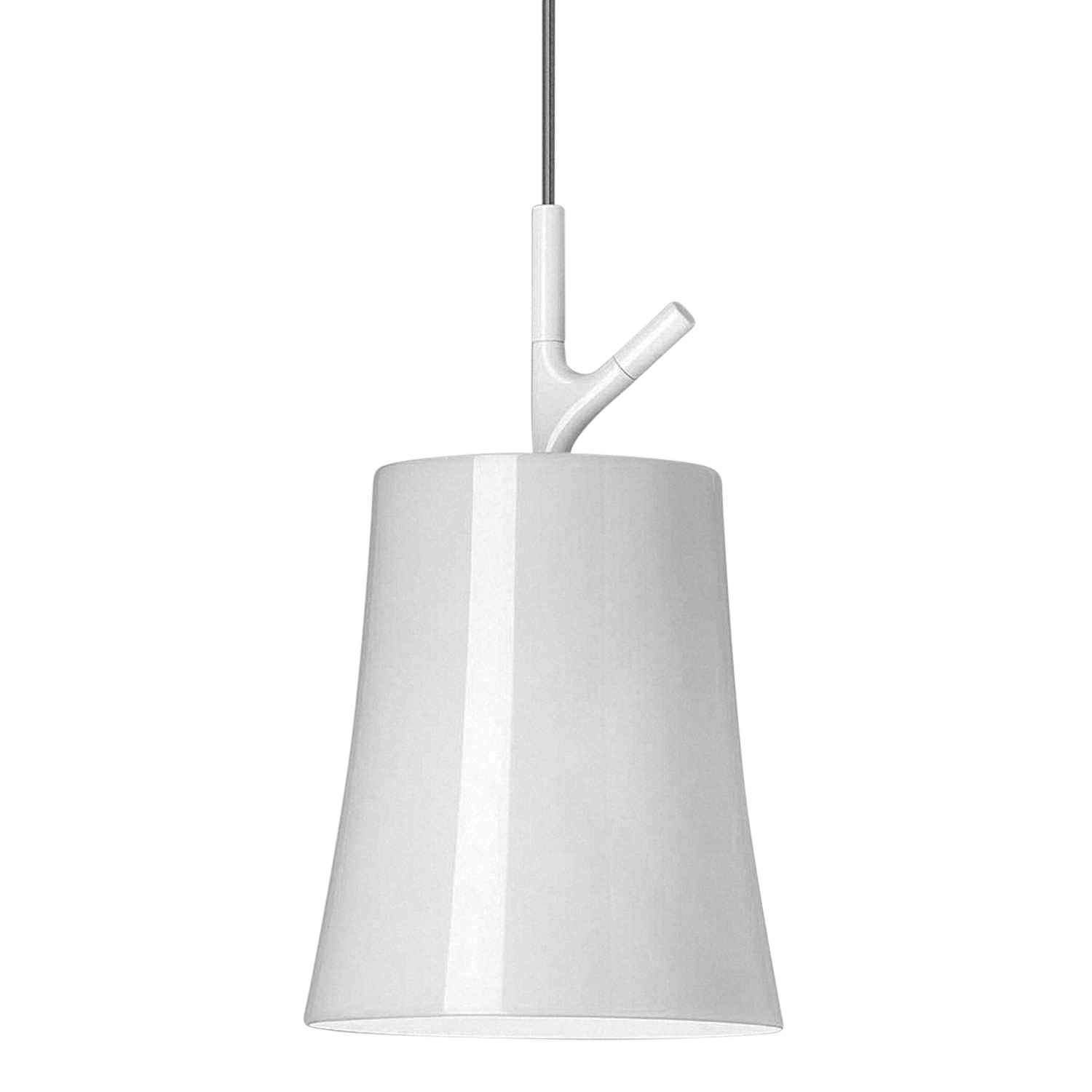 Birdie Hängeleuchte, Farbe grau, Grösse h. 30 cm von Foscarini