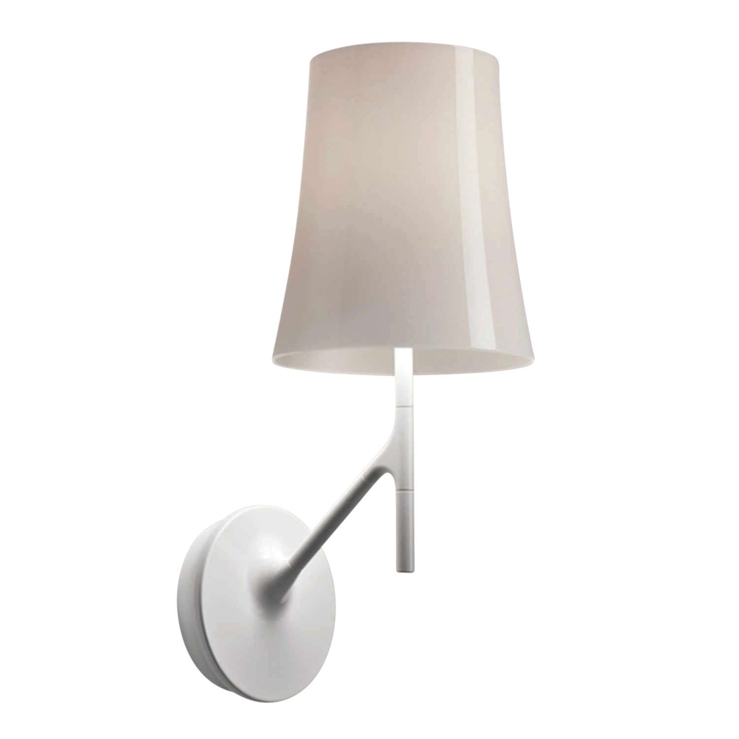 Birdie Wandleuchte, Farbe grau von Foscarini