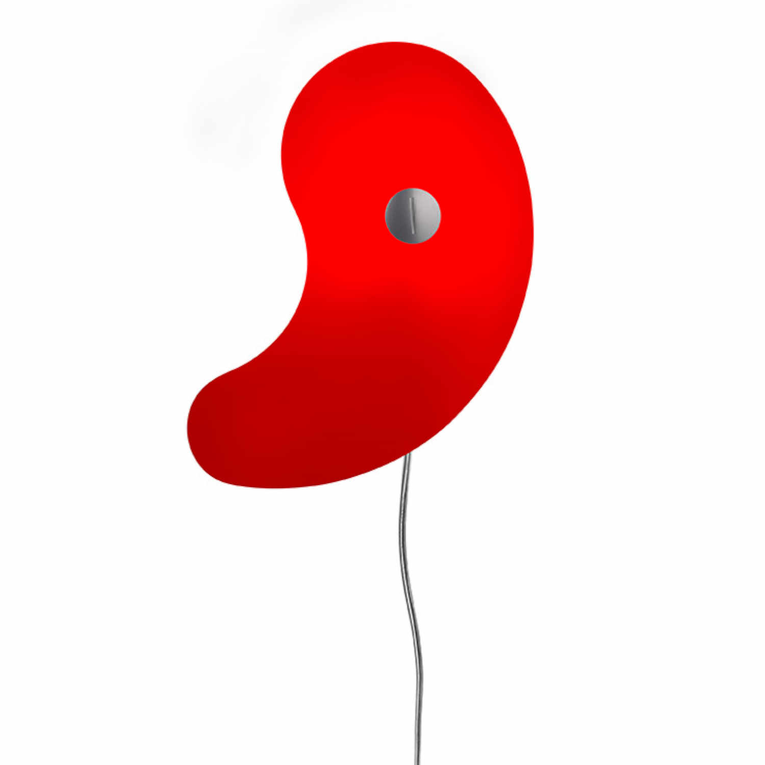 Bit 1 Wandleuchte , Farbe rot von Foscarini