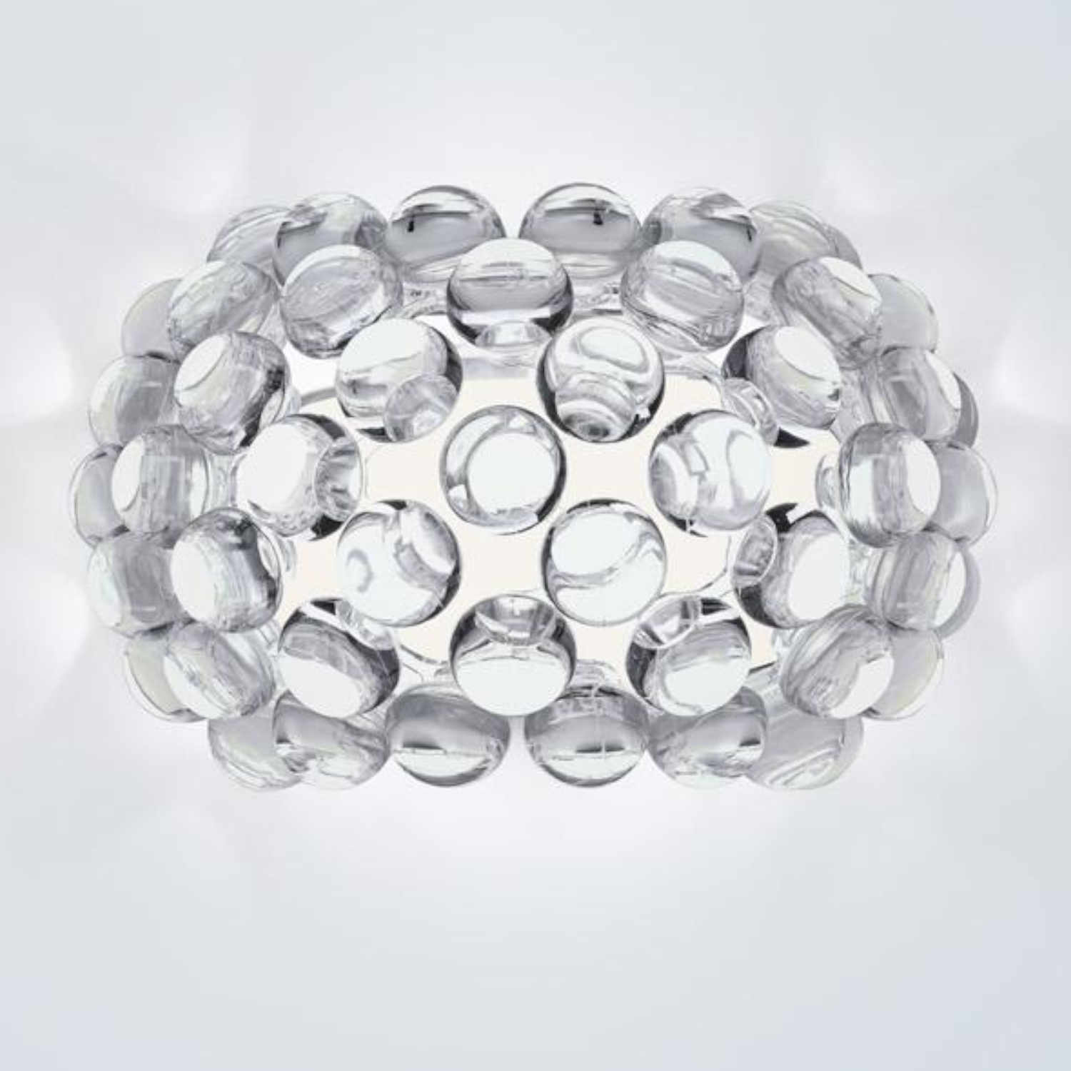 Caboche Plus piccola Wandleuchte, Farbe transparent von Foscarini