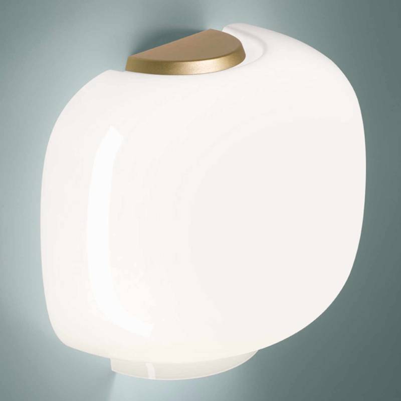 Chouchin 3 semi Wandleuchte, Gestell gold von Foscarini