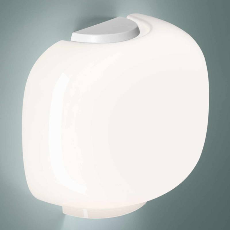 Chouchin 3 semi Wandleuchte, Gestell weiss von Foscarini