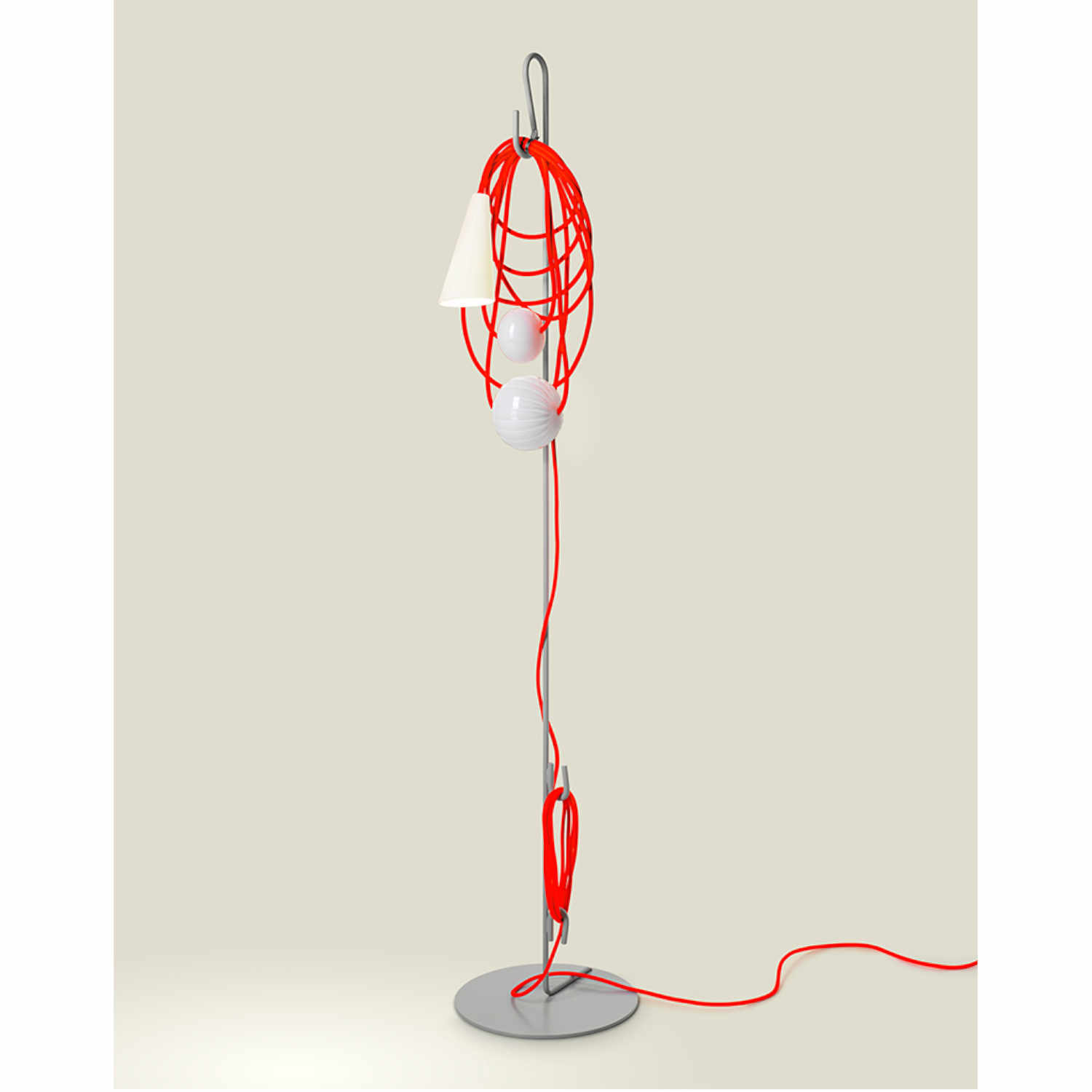 Filo lettura LED Stehleuchte, Farbe eastern coral von Foscarini