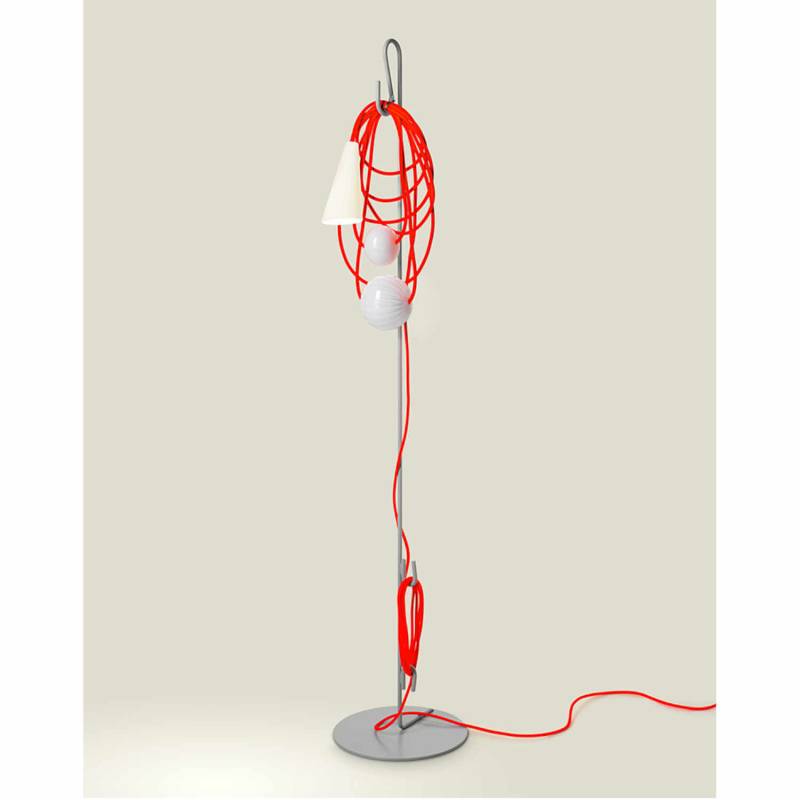 Filo lettura LED Stehleuchte, Farbe eastern coral von Foscarini